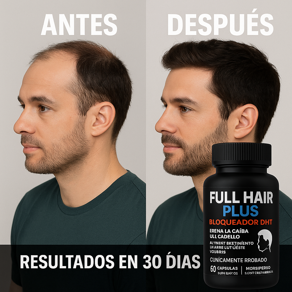 FULLHAIR PLUS - Recupera tu cabello. Recupera tu poder.