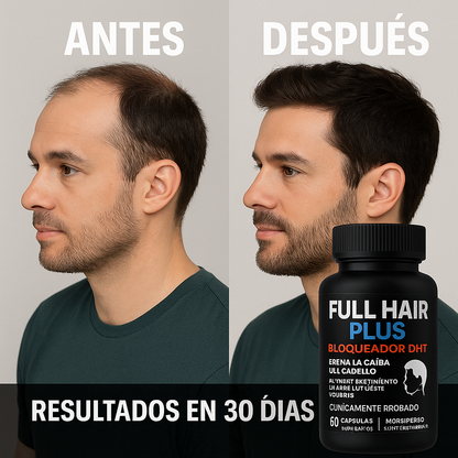 FULLHAIR PLUS - Recupera tu cabello. Recupera tu poder.