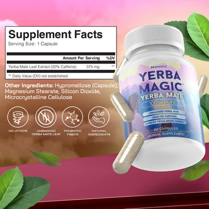 Yerba Magic: Energía Natural y Salud en Cápsulas (60 uds)