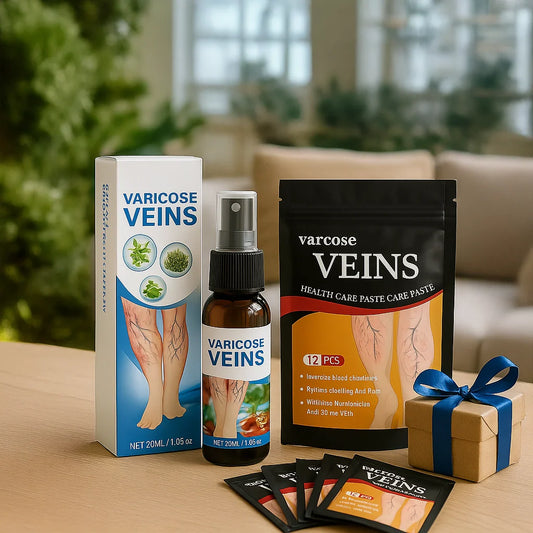 KIT SPRAY MEDICO VARICES + 50 PARCHES VARICES DE REGALO 🎁